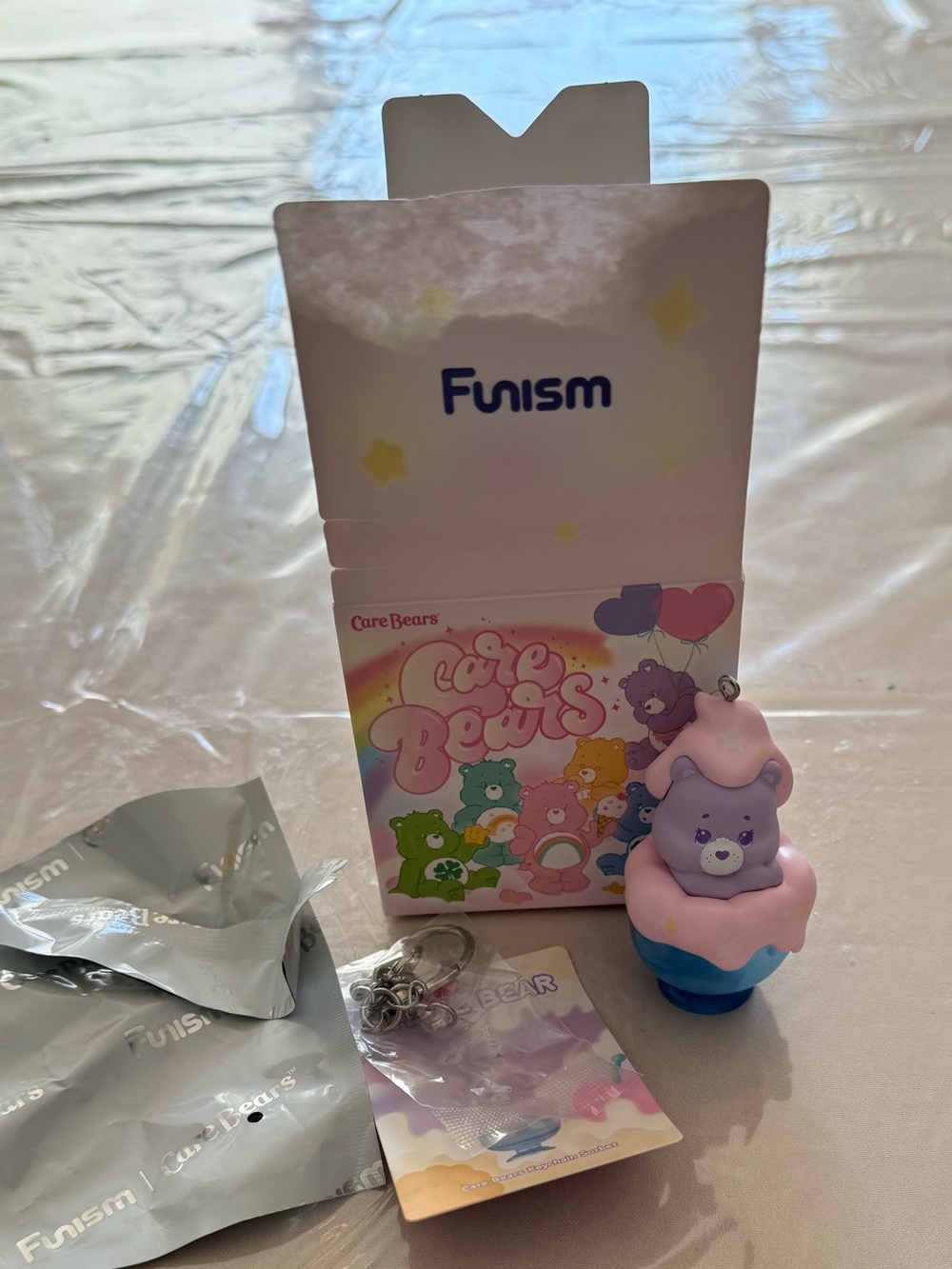 Care Bears blind box keychain from funism - share bear!!